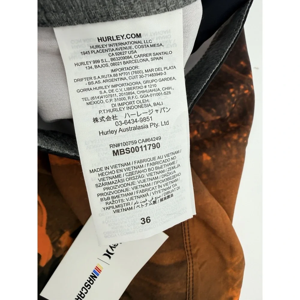 Men's‎ Hurley Nascar 18